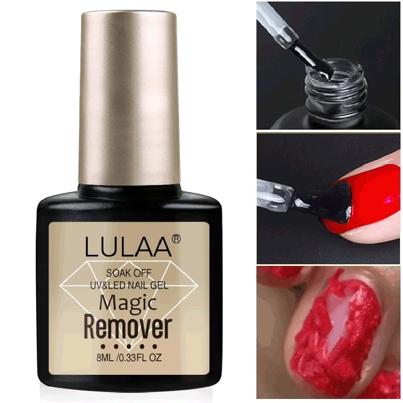 

New Arrival Magic Explosion Gel Nail Polish Remover Cleaner Nail Gel UV Degreaser Liquid Remove Sticky Manicure Coat Tools 8m