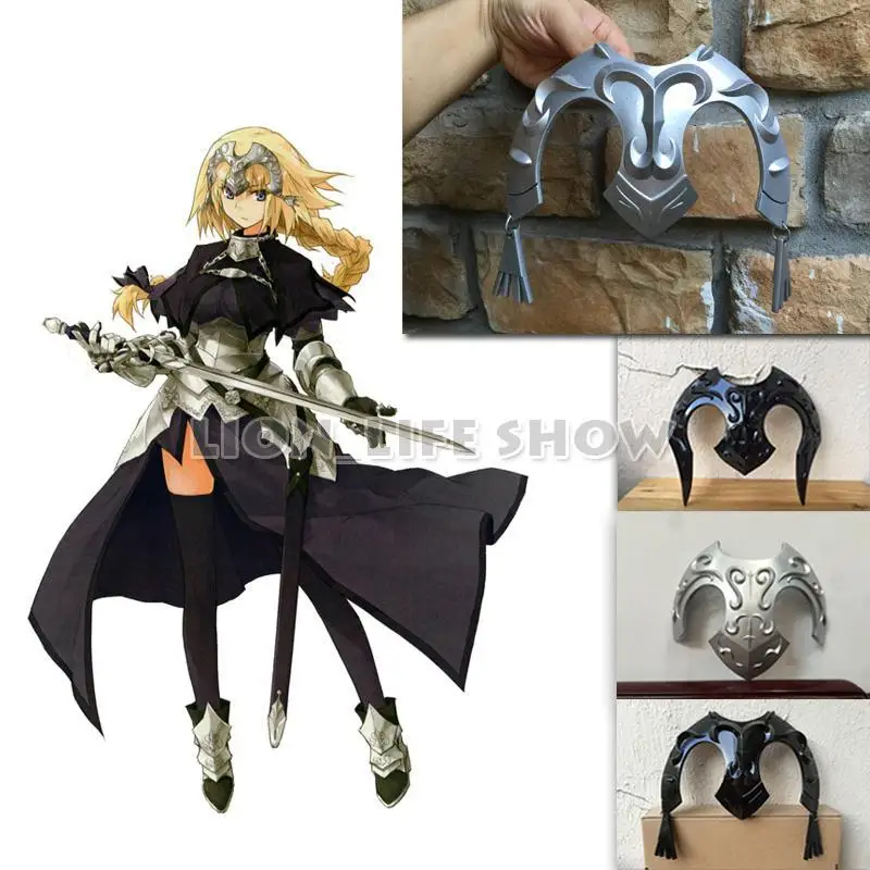 Fate/Apocrypha большой заказ Jeanne головные уборы парики костюм для косплея черно белый