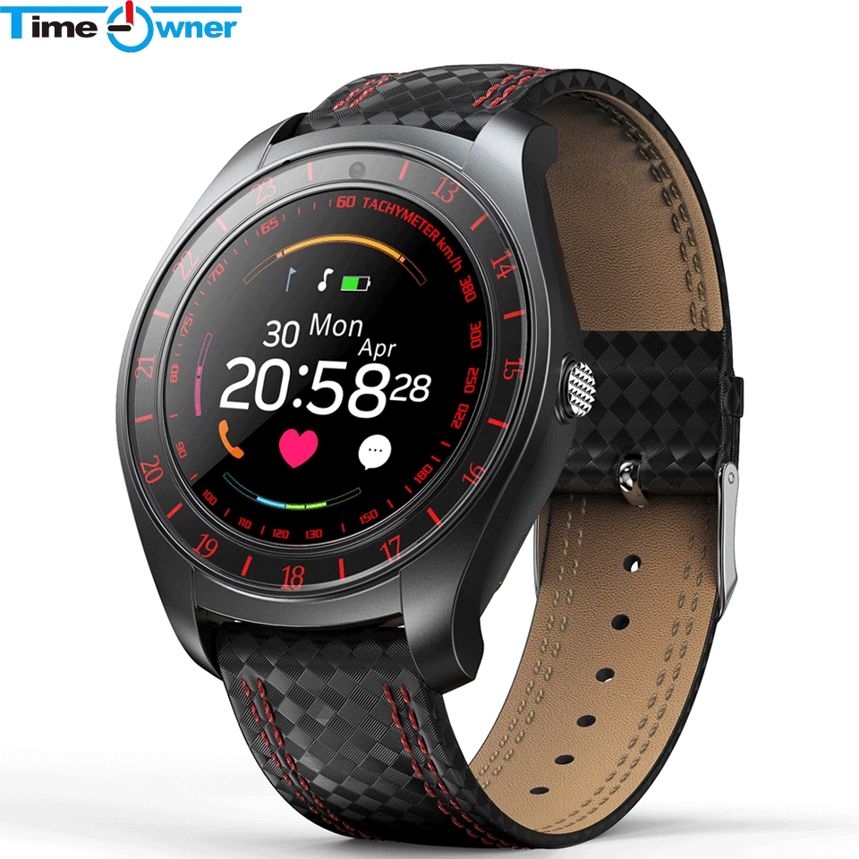 Часы TimeOwner V10 мужские умные часы с камерой шагомером пульсометром Sim картой