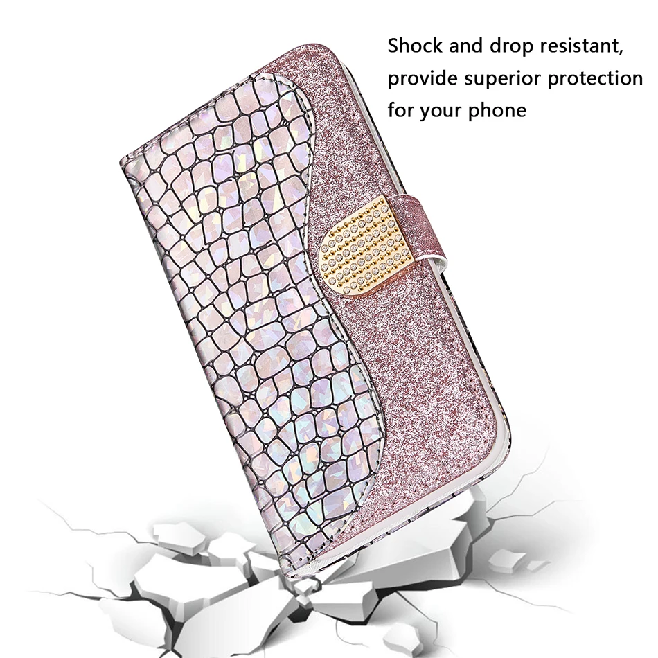 Laser Powder Wallet Flip Case For Redmi Note 7 Pro 7S 6 Pro 6A 5A Note 5A Prime Glitter Back Cover For Xiaomi A2 Lite Phone Bags Laser Powder Wallet Flip Case For Redmi Note 7 Pro 7S 6 Pro 6A 5A Note 5A Prime Glitter Back Cover For Xiaomi A2 Lite Phone Bags