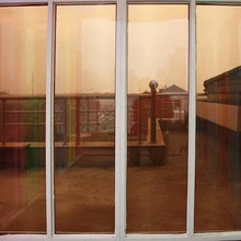 0.6x3 м чай цвет солнечного окна Плёнки Anti UV теплоизоляция декоративные оконные Плёнки Фольга для privavy защиты