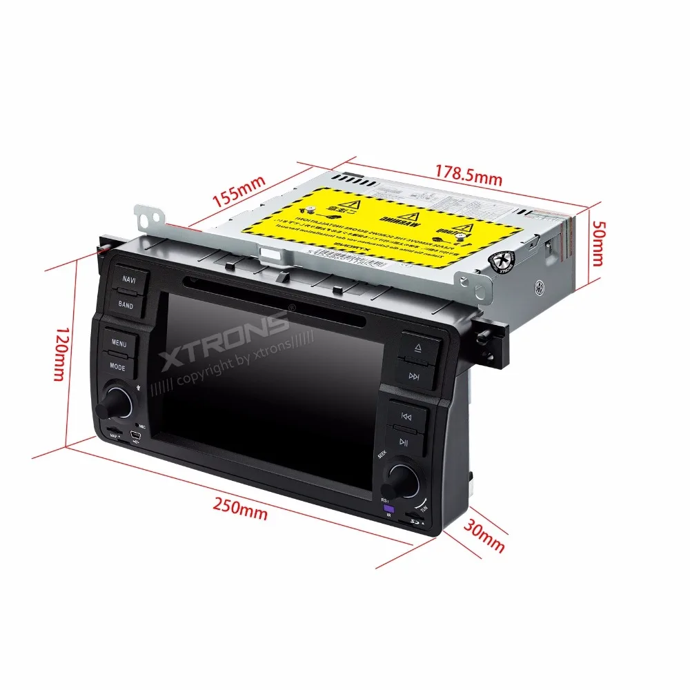 Perfect 7" Android 7.1 Car DVD for BMW E46 4-Door Sedan 1998-2005 & BMW E46 2-Door Coupe 1999-2006 & BMW E46 M3 2000-2006 with 2GB RAM 4