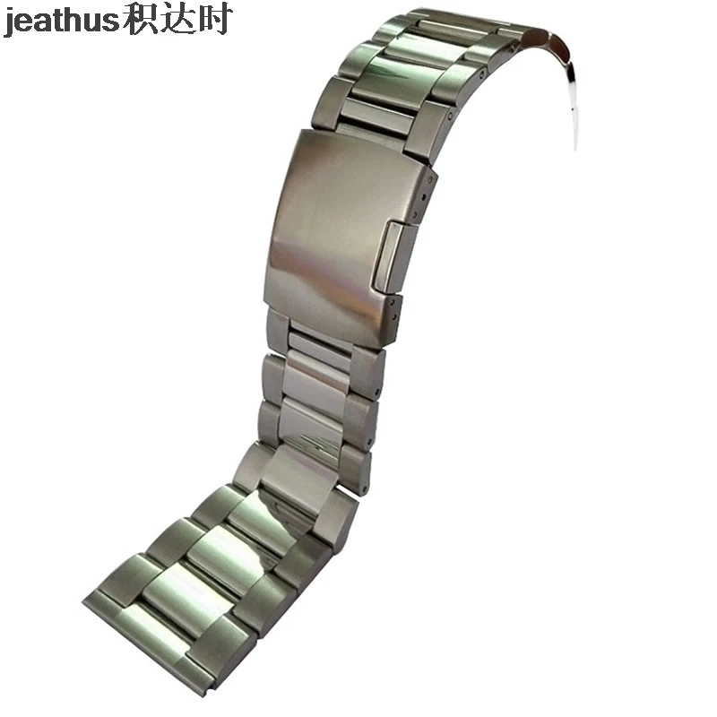 Jeathus ремешок для часов подходит семь пятница p1 p2 p3 m1 m2 m3 v1 v2 нержавеющая сталь Часы Браслет 28 мм Большой размеры человек - Цвет ремешка: Silver