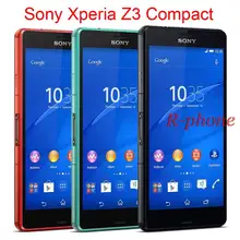 Разблокированный sony Xperia Z3 Compact 3g 4G Wifi GSM 20.7MP 4,6 дюймов четырехъядерный 16 Гб сотовые телефоны Восстановленный