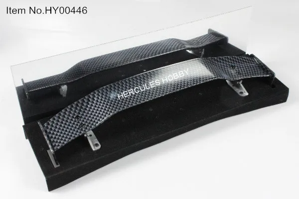 RC Drift Car 1:10 Parts Accessories Plastic Spoiler Rear Wing Carbon Fiber Pattern