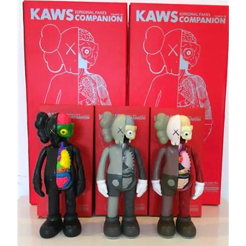 

8 Inches KAWS OriginalFake Brian Dissected Companion Street Art PVC Action Figure Model Toy Decoration With Original Box X1129