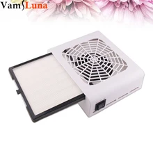 40 Вт Всасывания Ногтей Пылесос Коллектор Пылевой Фильтр Вентилятор Уф Акриловый Наконечник Пыли Гель Пылесос Маникюр Педикюр Инструмент