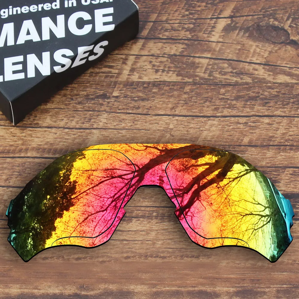 ToughAsNails поляризованные Сменные линзы для солнцезащитных очков Oakley EVZero Range Fire Red
