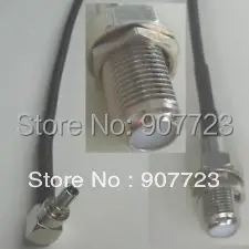 

10pcs CRC9 Male To F Female Nut bulkhead RG174 Jump Cable For Huawei Modem 18cm