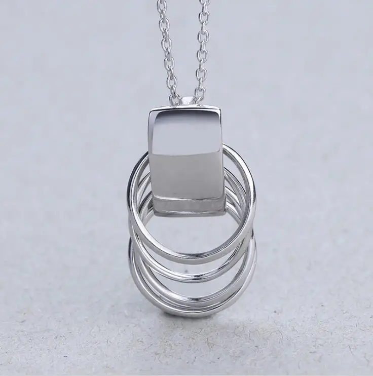 

ZTUNG LSC68 women fine jewelry,925 silver neckalce,fashion and simple pendant for your lover