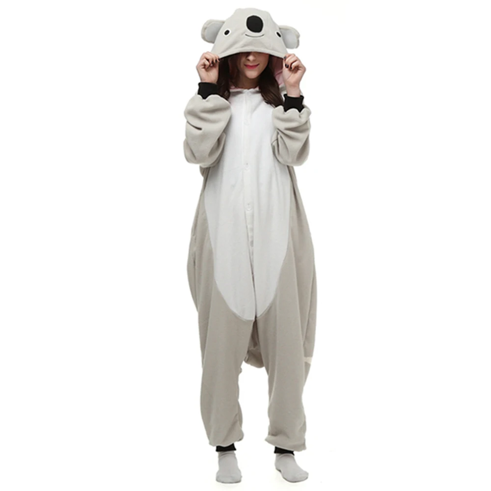 grey koala cosplay pajamas1