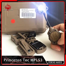 Night Evolution Airsoft Принстон Tec MPLS3 освещение Системы тактический зеленый красный, Белый светодиодный инфракрасный шлем фонарик для езды на велосипеде