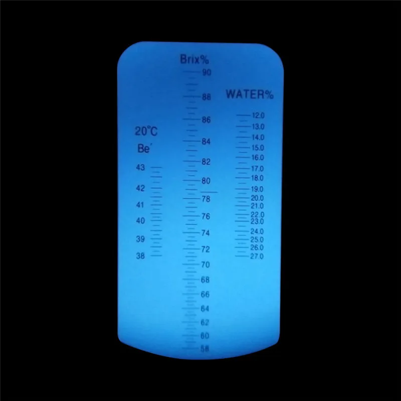 Brix/Be'/Water 3 в 1 рефрактометр для мёда 58 90% Brix|Рефрактометры| |