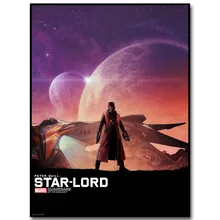 STAR LORD – Guardian of The Galaxy Art Silk Fabric Poster Print 13×18 24x32inch Superheroes Movie Picture for Room Wall Decor 43