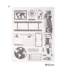 12 Styles silicon clear Stamp Stamp DIY Scrapbooking Photo Album Card/Card Making/ Decoration Supplies