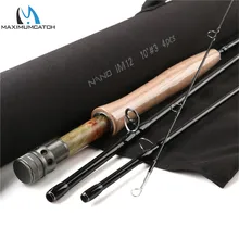 Maximumcatch NANO Nymph 10FT 3/4wt Fly Fishing Rod IM12 Graphite Carbon Fiber Quick Motion Fly Rod with Cordura Tube