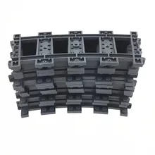 100 шт./лот городские поезда поезд рельс изогнутые рельсы Строительные блоки Набор Кирпичи Модель Дети Классические игрушки подарок