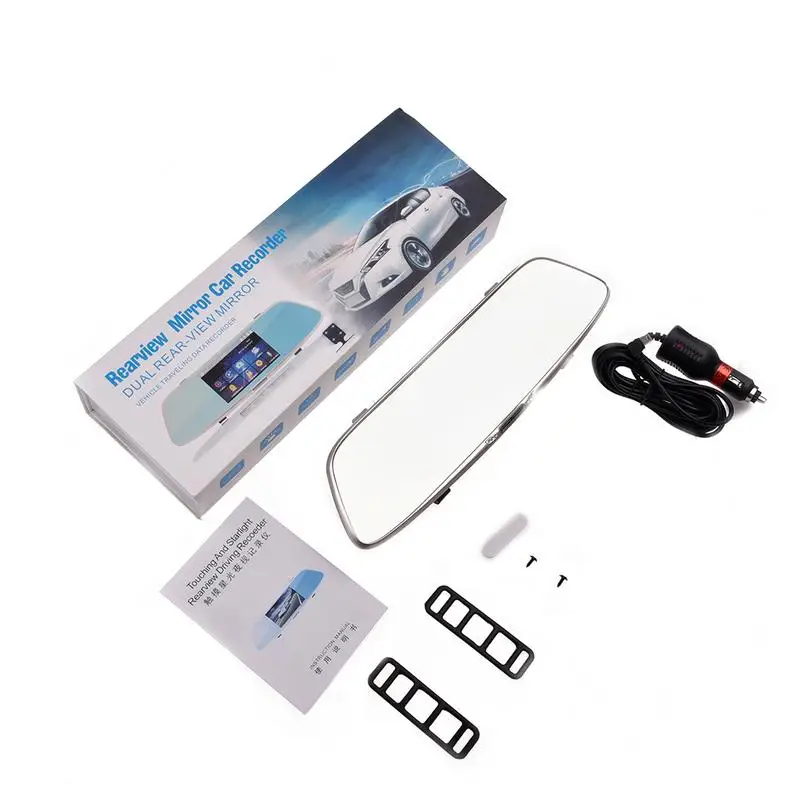

5 Inch Touch Screen Backup Camera Driving Recorder Front And Rear Dual Channel HD Shooting Single & Double Driving Recording