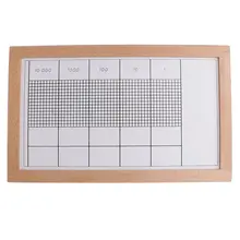 Wooden Mathematics Teaching Material Dot Training Montessori Early Learning Educational Toys for Children Toddler Kids