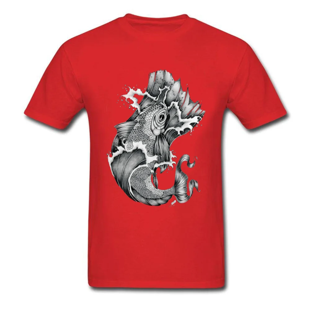 Koi Tattoo Style Art_red