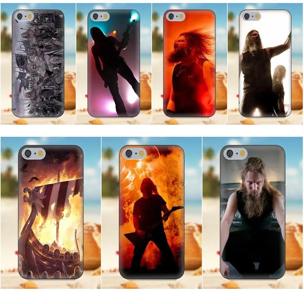 Мягкие Силиконовые ТПУ Прозрачный Чехол Amon Amarth Для Samsung Galaxy A3 A5 A7 J1 J3 J5 J7 S5 S6 S7 S8 S9 edge