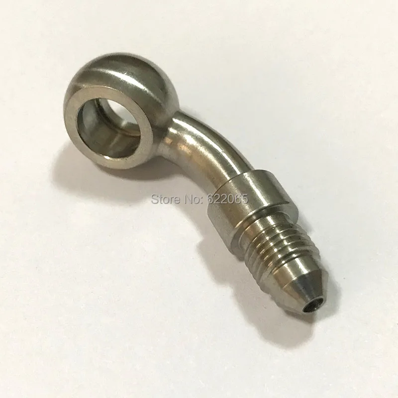 

PERFORMACE BRAKE FITTINGS 45DEGREE BANJO TO MALE AN3/AN3 TO 10.2MM STAINLESS STEEL
