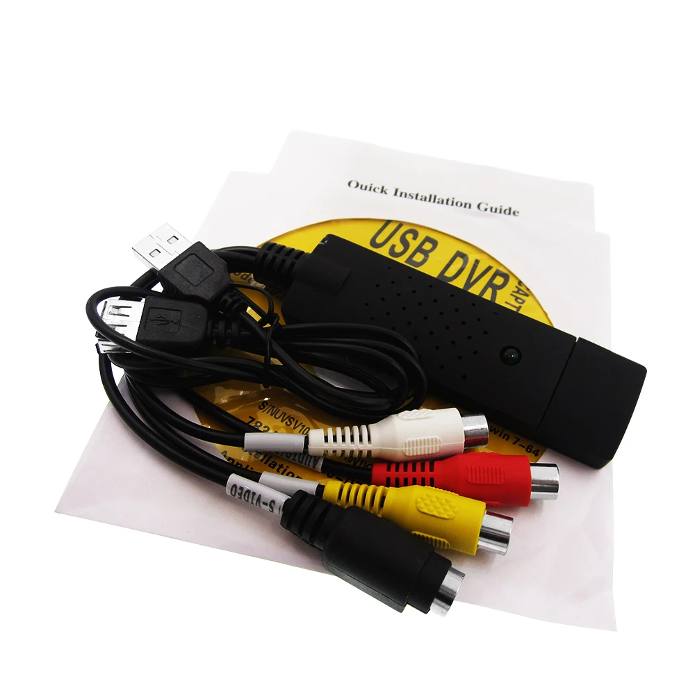 Видеокарта HAILANGNIAO USB 2 0 для захвата фотографий с чипсетом STK1160 ТВ VHS DVD в usb