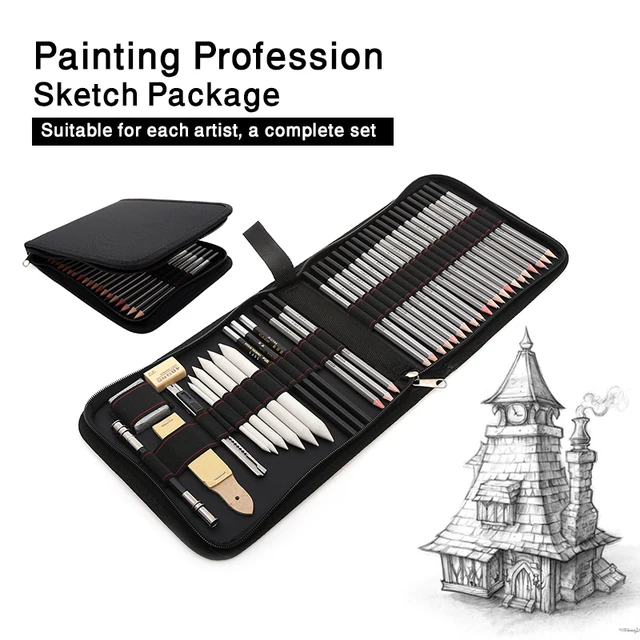 26 Pcs Sketch Pencil Drawing Set Sketch Tool Kit Art Painting Pencil Art  Sketching Supplies For Artists Adults Teens Beginner - Art Sets - AliExpress