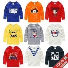 hello kitty 6-14Y Boys Girls T-shirt Kids Tees Baby Boy shirts cardigan blouse jacket Children sweater Long Sleeve 100% Cotton