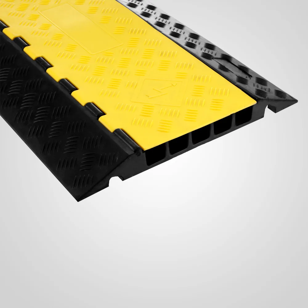 5 Channel Industrial Rubber Cable Protector Straight Rubber Cable