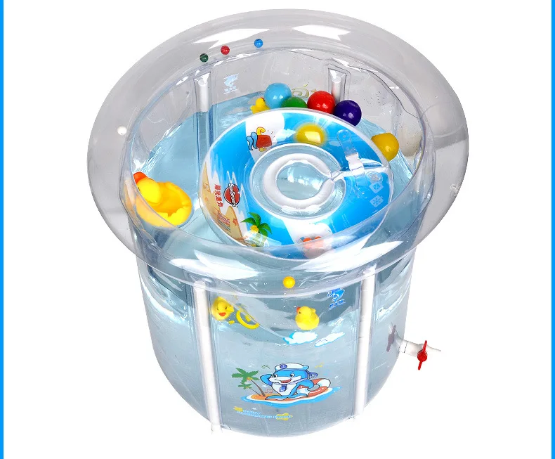 

Thicken environmentally friendly transparent bracket pool baby home children's pool