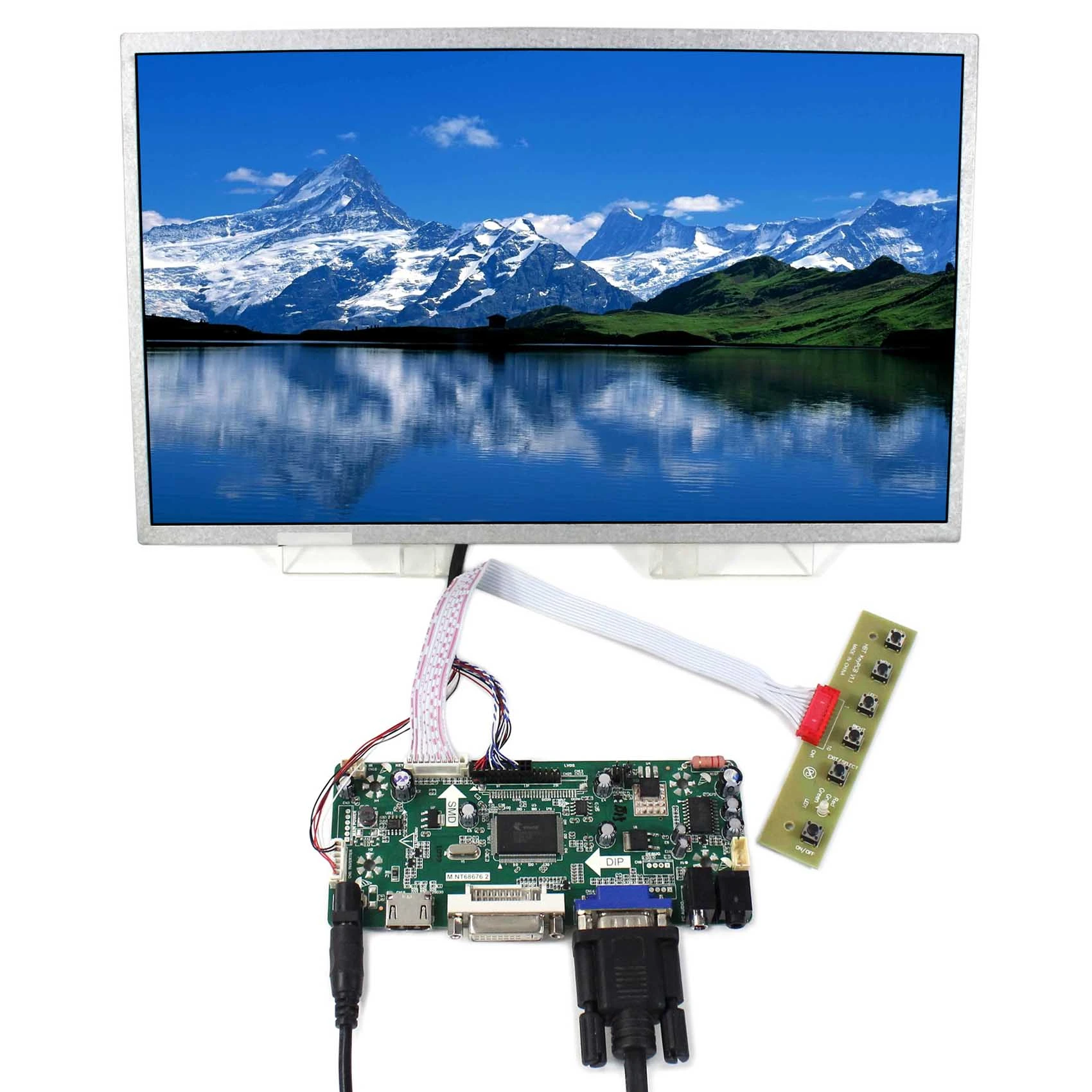 13 3inch Lp133wh2 1366x768 Lcd Controller Board Display Control Hd Mi Dvi Vga Lcd Display Driver Board Replacement Parts Accessories Aliexpress