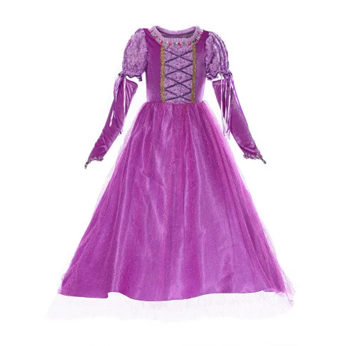 M-XL, высокое качество, нарядное платье принцессы Рапунцель, костюмы для взрослых на Хэллоуин/карнавальные вечерние костюмы для косплея