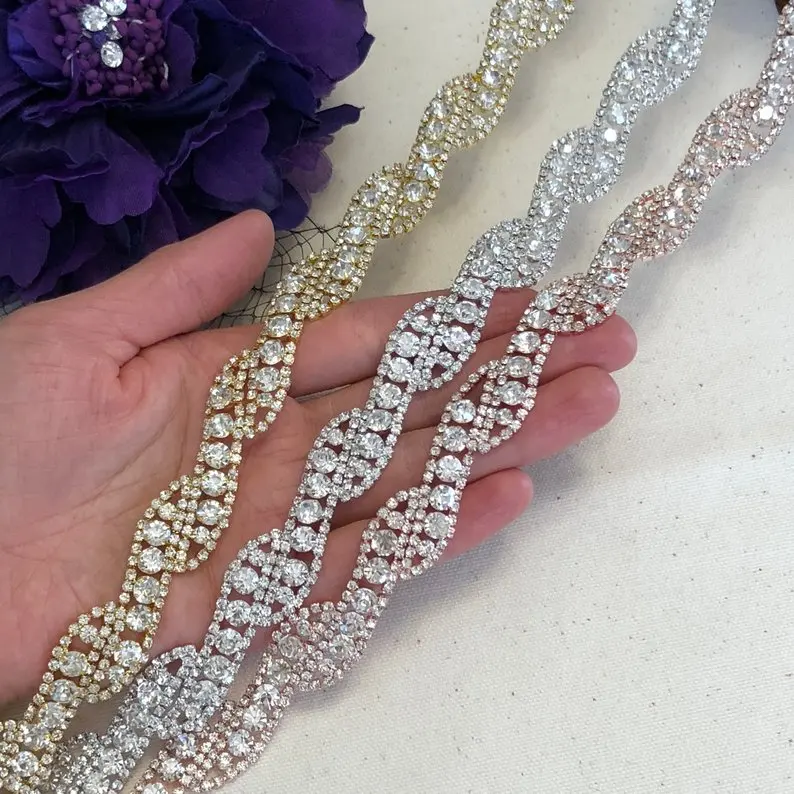 Aliexpress.com : Buy 10Yards Handmade Sewing Trimming Bridal Crystal