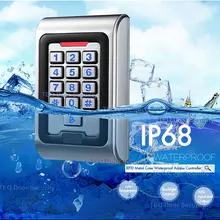 Водонепроницаемый IP68 RFID карта доступа Контроллер с Wiegand 26 выходное рабочее напряжение DC9V до 28V подсветка ключей металлический доступ