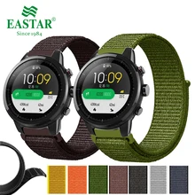 Нейлоновая тканая группа часов цветная замена 22 мм ремешок для часов Amazfit Stratos Pace 2 для Xiaomi Huami Amazfit Pace браслет