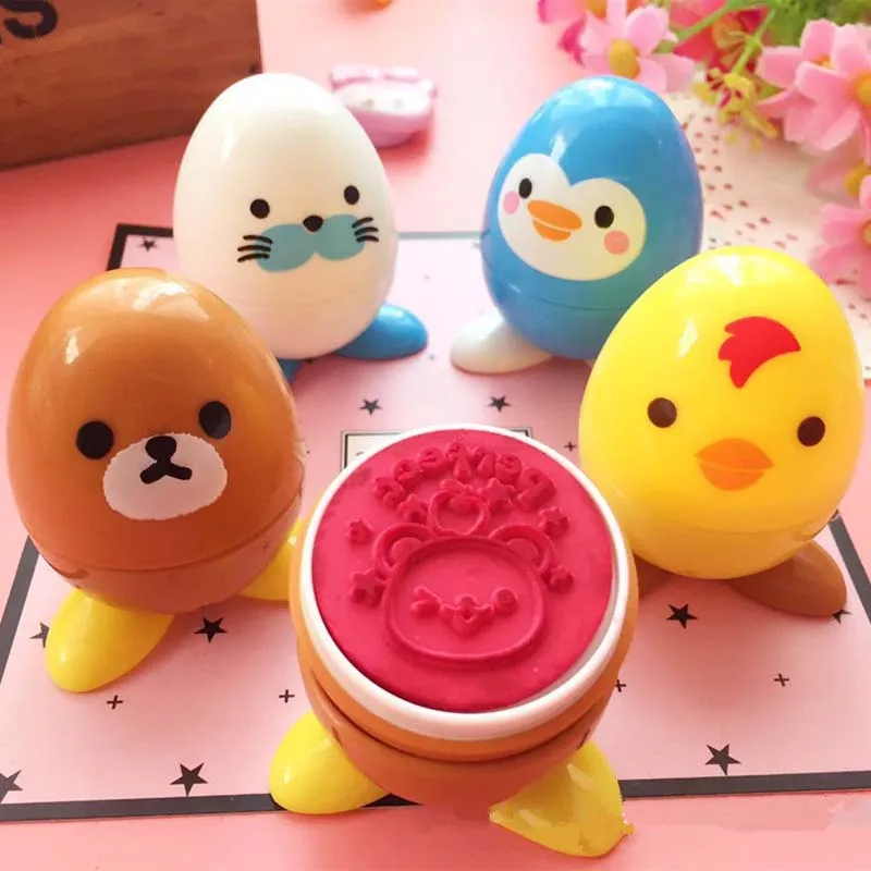 New-cartoon-Circular-random-color-cute-little-animal-watermelon-taro-egg-shaped-seal-children-teachers-encourage (1)