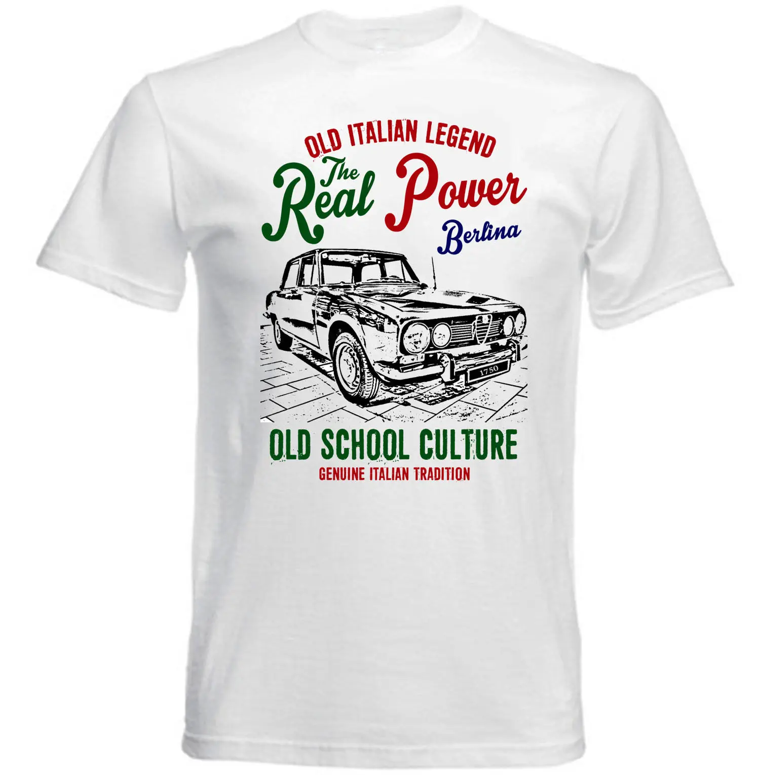 Vintage Italian Car Alfa Romeo 1750 Berlina New Cotton T Shirt Suit Hat Pink T Shirt Retro Vintage Classict Shirt Classic Cool T Shirts Aliexpress