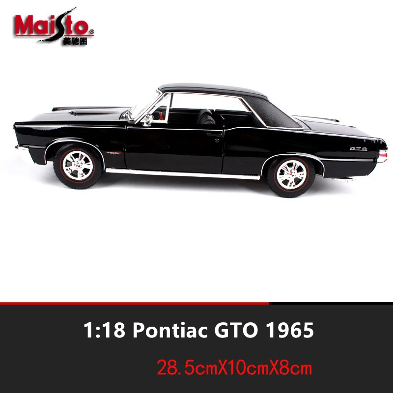 Maisto 1:18 1965 Pontiac GTO Muscle Car классический автомобиль сплав Ретро модель автомобиля