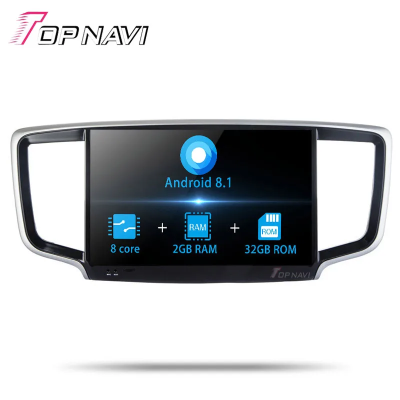 Авторадио 10 1 дюймов Android 8 автомобильный радиотюнер для Honda Odyssey 2015 GPS-навигатор