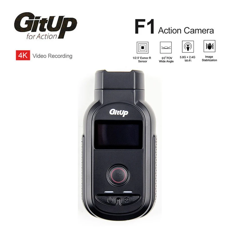 GitUp F1 90 FOV WiFi Ultra Real 4 K HD 3840x2160 p спортивная экшн-камера видеорегистратор камера для улицы дорожная камера для велосипеда