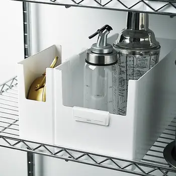 

New Desktop Storage Box Sorting Boxes Daily Necessities Organizer Holder Kitchen Supplies Refrigerator Storage Rack