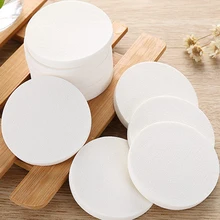 20 шт./упак. макияж спонж для основы губка для лица Пудра, косметический Спонжик мягкий уход за лицом инструмент [квадратный/круглый]