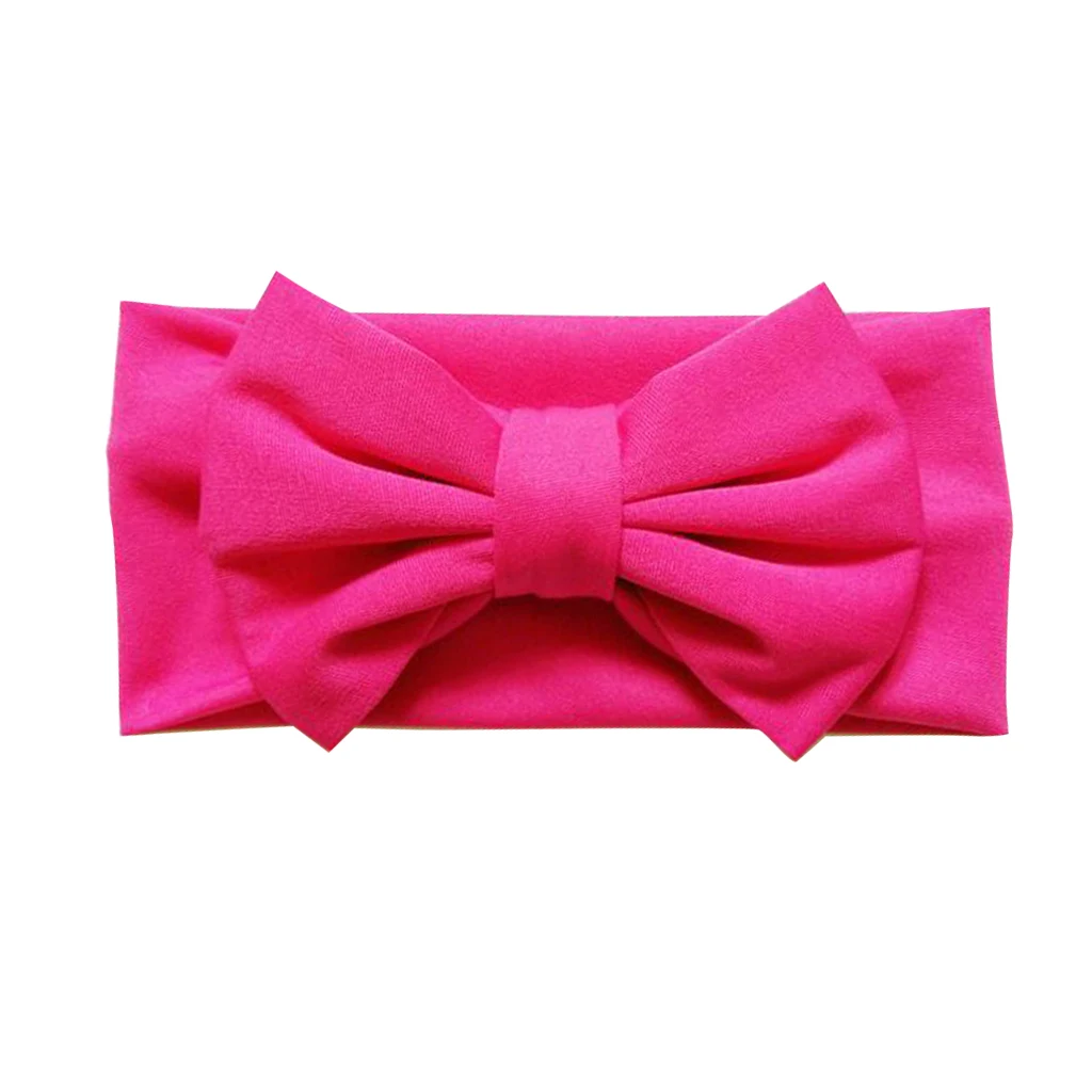 1Pc Cute Headwear Vintage Bowknot Stretch Hairband for Baby Infant Children Kids Girls Beach Party Photo Prop Fashion Acc