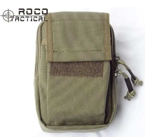 Rocotactical мужские Молл Тактические Сумки на пояс EDC Портативный Военная Униформа Спорт на открытом воздухе талии сумка для 5." смартфон - Цвет: Ranger Green