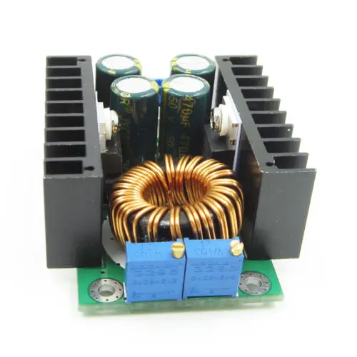 

DC-DC Adjustable Voltage CC CV Buck Converter 7-32V to 0.8-28V 12A 300W 12V/5V