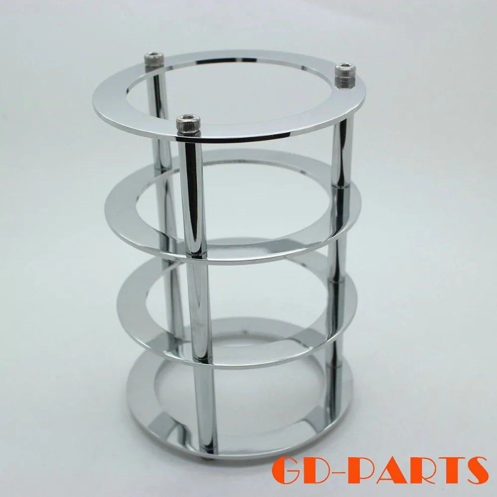 GD PARTS 1PC Chrome Plated Brass Vacuum Tube Guard Protector Cover for