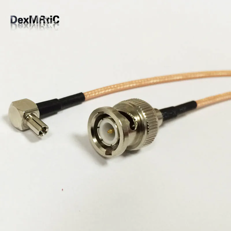 3G HUAWEI ZTE modem extension cable TS9 right angle to BNC male plug