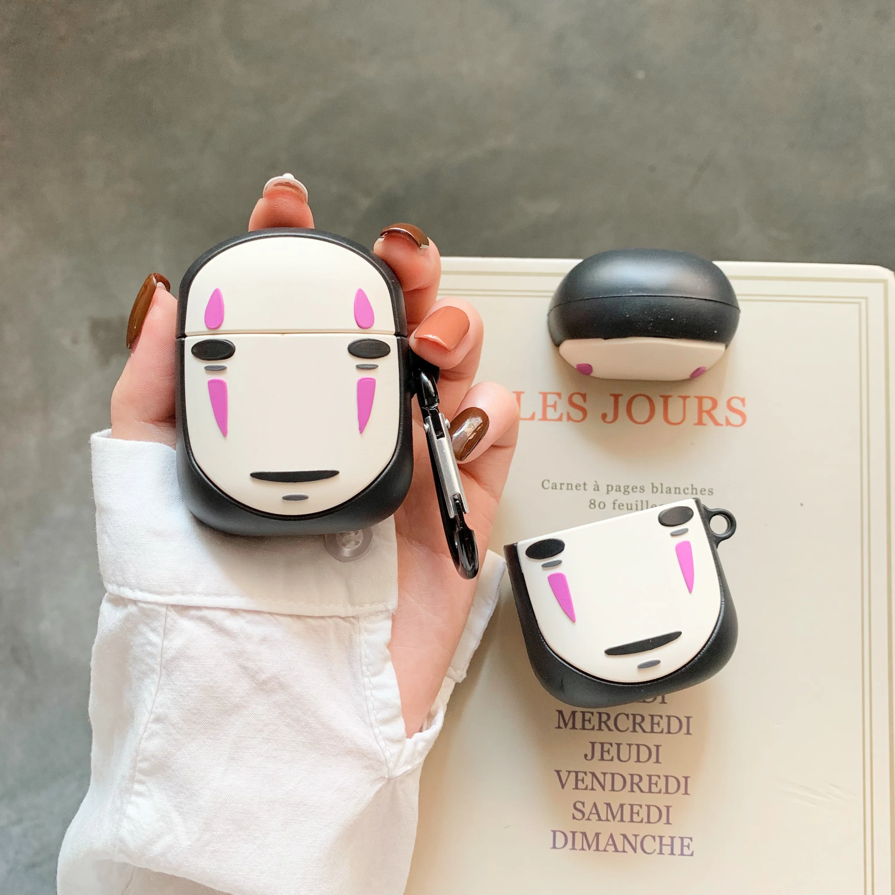 

Cartoon Cute Soft Case Earphone for Apple Airpods Bluetooth Wireless Headphone Protective Cover for Air Pods Headset Keychain