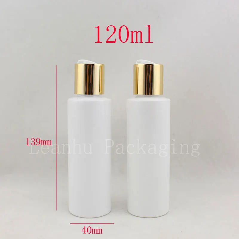 120ml empty white refillable plastic bottles,4oz aftershave cosmetic